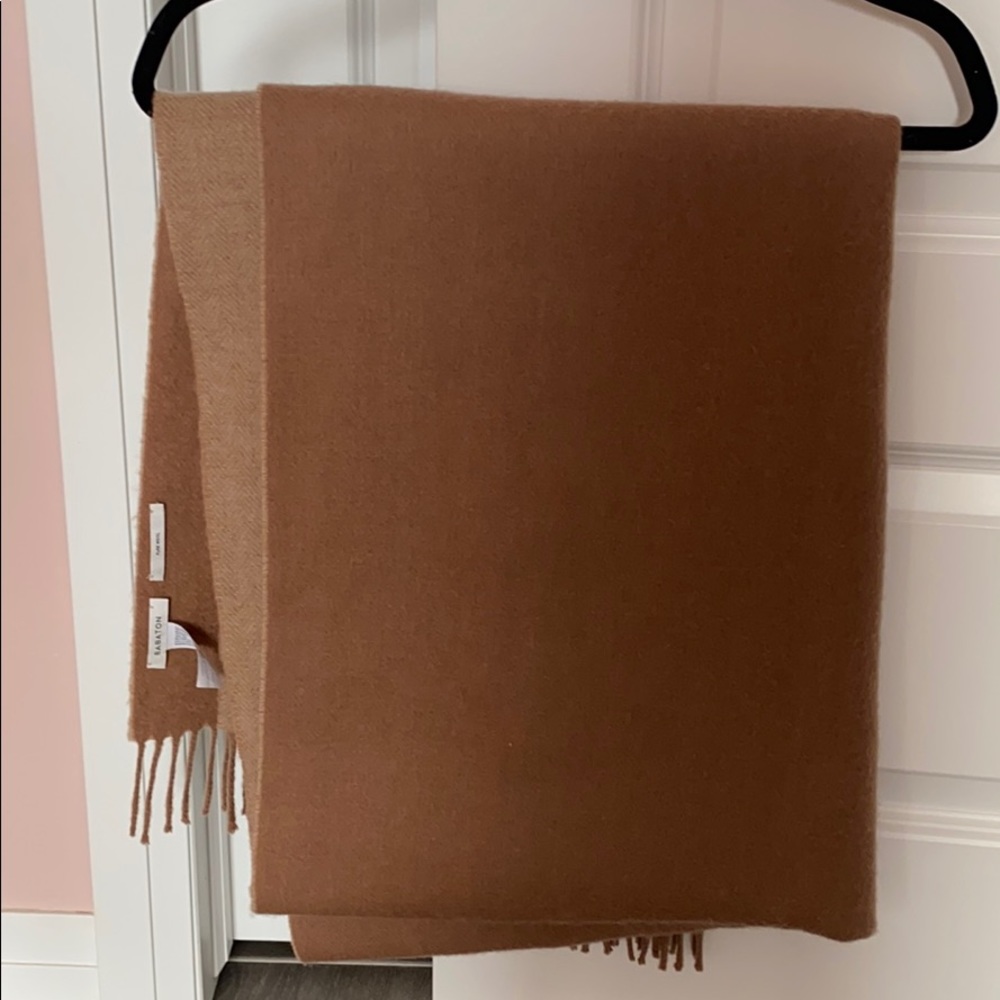 Classic Camel Wool-Blend Scarf - Cozy Women’s Wrap